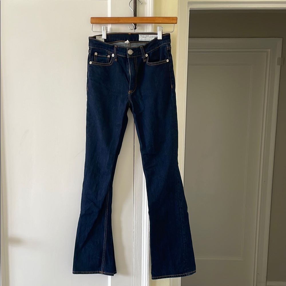 Rag & Bone Dark Blue Boot Cut Jeans lightly worn excellent condition